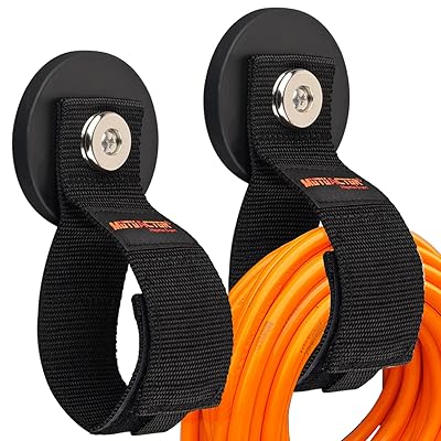 MUTUACTOR マグネットフック 2個パック 超強力マグネットフック 高耐久 吊り下げ用 滑り止めゴムコーテ..