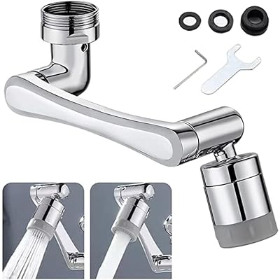 蛇口 シャワー キッチンシャワーヘッド ノズル 水道延長 水栓ノズル 蛇口シャワ 1080度回転式 延長パイプ 2つの水出口方法 噴霧 泡沫 節水 全銅製 水栓変換 表面クロムめっき 洗面所 浴室 洗顔 うがい