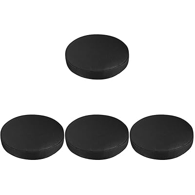 LIFKOME スツールカバー 丸 33cm 円形 4点入り 滑り止め 撥水 保護 バンド付き 通気 椅子カバー チェア..