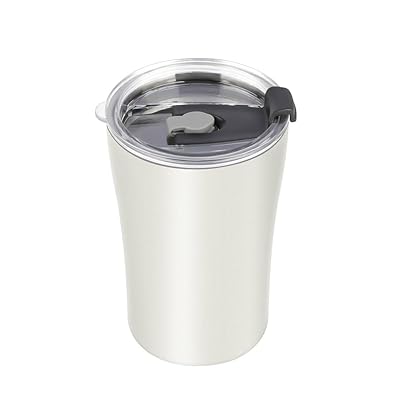 コーヒーカップ二重断熱、保温コップ車載マグミルクカップオフィスコーヒーカップ、容量260ml、ストロ..