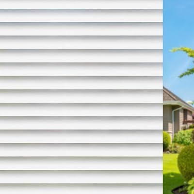 Qualsen 窓ガラス目隠しフィルム 目隠しシート 窓 フィルム めかくしシート 窓用フィルム 水で貼る 剥がせる 遮光 断熱 遮熱 uvカット 結露防止 飛散防止 オフィス 事務室 会議室 玄関 (44.3 x 400 cm)