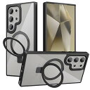 Galaxy S24 Ultra ケース Magsafe対応 指紋防止 黄变防止 TPU+PC 落下防止 スタンド付き 耐衝撃 米軍MIL規格取得 SC-52E / SCG26 カバー Samsung Galaxy S24 Ultraスマホケース ギ