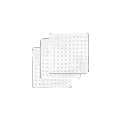 SUNZEMIN シリコーンラップ 繰り返し使える 食品ラップ シリコンボウルカバー 冷蔵庫で使える (3, 15x15cm)