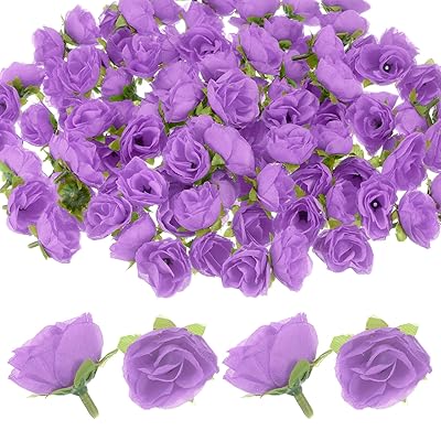 M METERXITY 100個入りの人工バラの花の頭 1.2