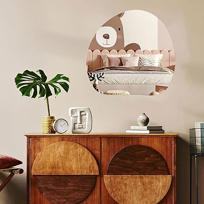 SEKIDAR 壁掛け鏡 HDフレームレスミラーシールミラー 割れない鏡 ウォールミラー 飛散防止 3Dアクリル..