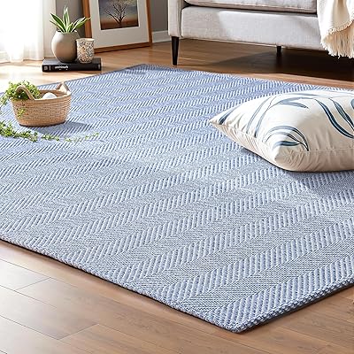 Belinna ラグ カーペット ラグマット ヘリンボーン柄 秋 夏 滑り止め付き 防音 厚手 洗えるラグ 北欧風 抗菌 防ダニ 防臭 軽量設計 オールシーズン適用 素肌にやさしい おしゃれ 床暖房対応 床保護 転倒を防ぐ 190×240cm 約3畳