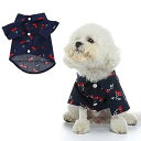 DICOCO 犬 服 ペット服 犬服 ドレス・ワンピース 小型犬 中型犬 猫服 春夏秋対応 抜け毛防止 通気性 柔らかい 肌触り 快適 散歩 お出かけ 室内 室外 記念撮影 パーティー プレゼント ブルー L