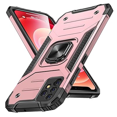 乐天商城 - Galaxy A53 5G ケース リング 耐衝撃 衝撃吸収 米軍MIL規格取得 A53 5G / SC-53C / SCG15 カバー レンズ保護 TPU+PC リングつき 指紋防止 車載ホルダー対応 スタンド機能 防塵 薄型 軽量 落下防止 擦り