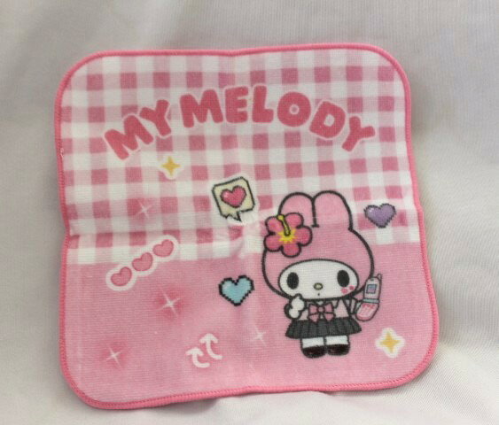マイメロディ　マイメロ　プチタオル　タオル　ピンク　定形外　ギャル　制服　入学