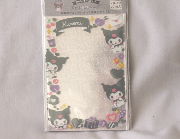 クロミ kuromi フォト用スリーブ スリーブ エンジョイアイドル サンリオ