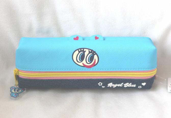 エンジェルブルー　ペンケース　みずいろ　2ルームペンケース　クラックス　宅配便配送