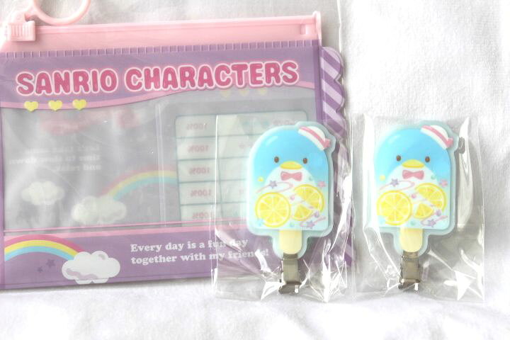 ヘアクリップ2個入り　ケース入り サンリオ　えらんで　
