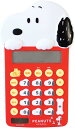 スヌーピー Snoopy 電卓 ダイカット ティーズ 赤
