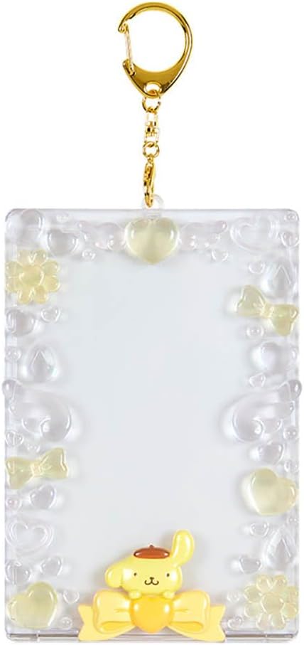 ポムポムプリン　プリン　フォトホルダー　デコID　透明　写真入れ　L版　エンジョイアイドル　押し活