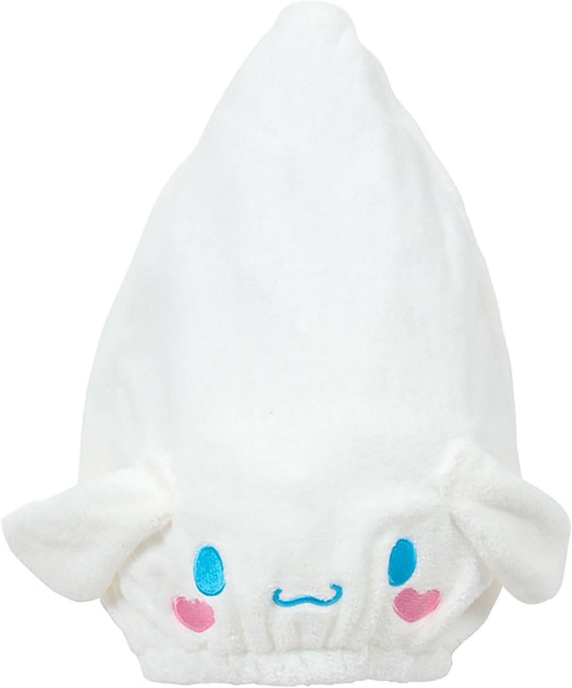 シナモン　シナモロール　フェイス型　キャップタオル　大人用　しっぽ付き　耳付き