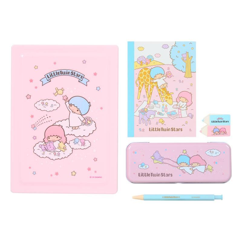 リトルツインスターズ 　キキララ　お道具箱＆文具セット（身の回り雑貨 いつまでもサンリオ） annindo-10055308 杏仁堂 サンプル画像2