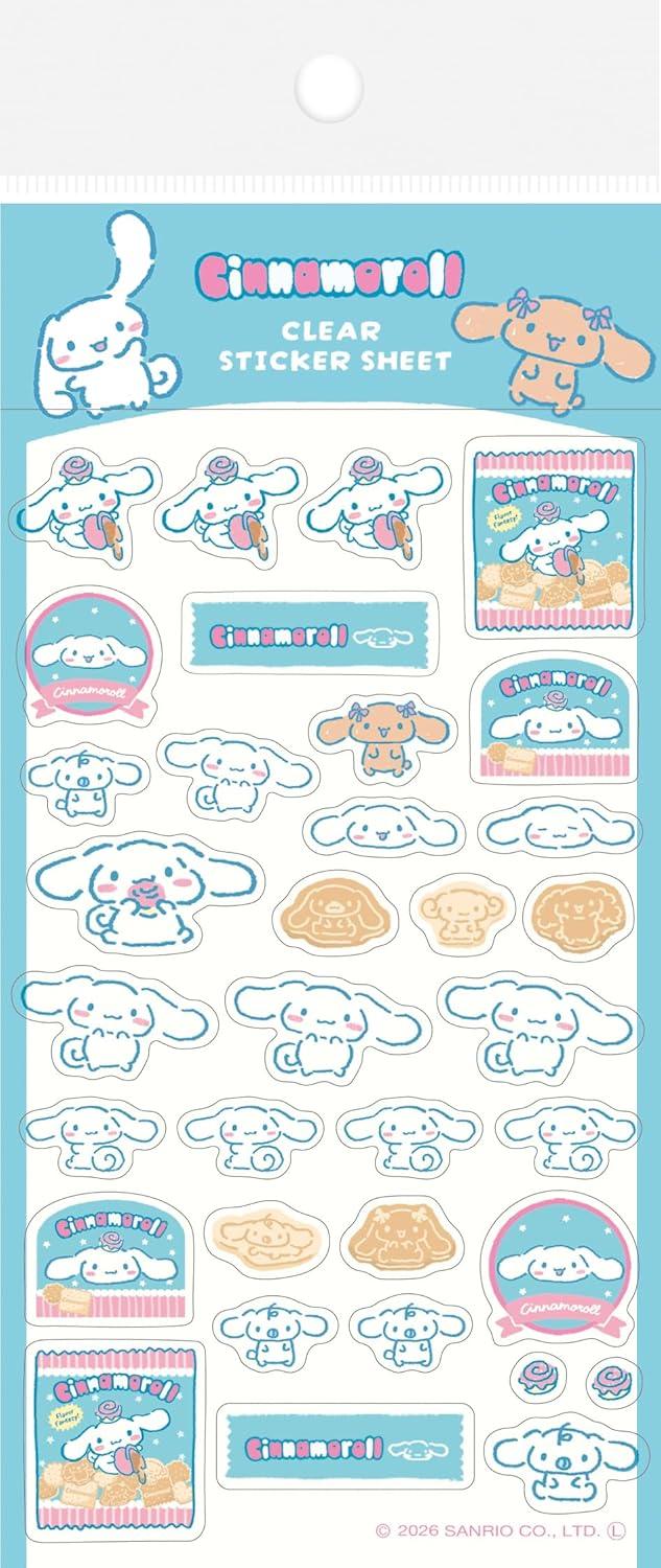Rakuten - シナモロール　シナモン　透明シール　おやつパーティ　古川