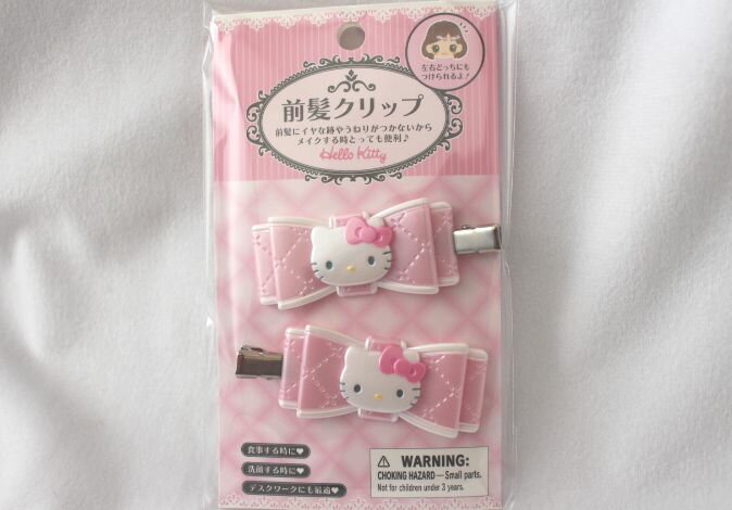 Rakuten - ハローキティ　キティ　前髪クリップ　ヘアクリップ　リボン