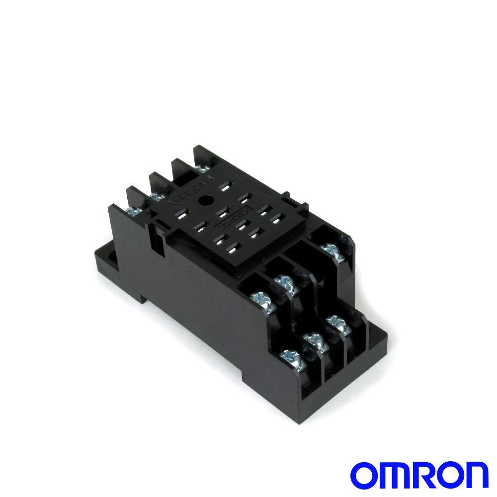 【20個セット】OMRON オムロン 共用ソケット 角形ソケット PYF11A PYF-11A 互換品 11ピン PYF 表面接続 FOR MY リレーソケットベース リレーベース DIN マウントリレー スクリューターミナル リレーホルダー プラスチック 35mm取付DINレール