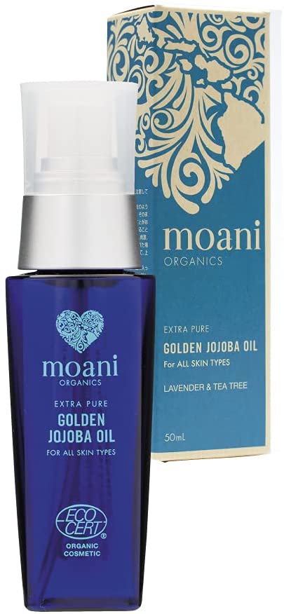 moani organics(モアニ・オーガニクス) GOLDEN JOJOBA OIL LAVENDER & TEA TREE ゴールデン・ホホバオイル (ラベンダー&ティーツリー) 50mL