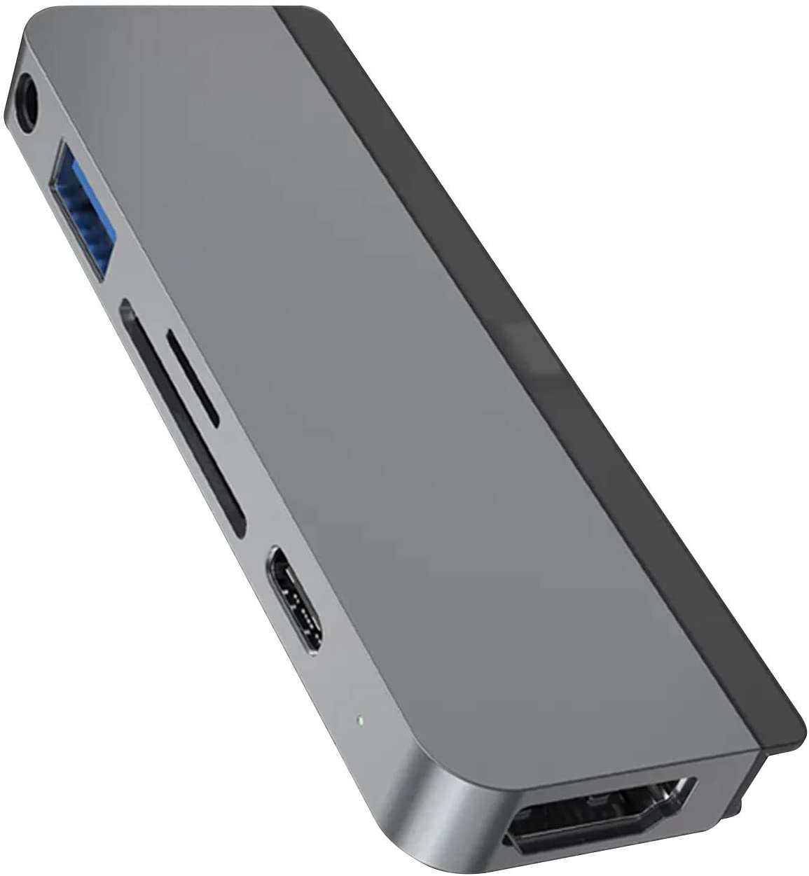 HyperDrive iPad Pro専用 6in1 USB-C Hub グレー 正規品 HP16177 iPad Pro対応 拡張 6ポート 4K 持ち運びに便利 PD機能 HDMI変換アダプター USB 3.1ポート USB-Cポート usbcハブ 急速充電 60W Micro SD/SDカード HYPER++