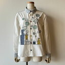 【30%OFF SALE】アルベロベロ(Alberobello)オレボレブラシャボン玉シリーズ ぶたさん刺繍入り シャツ(オフホワイト)【2025 SPRING COLLECTION】送料無料