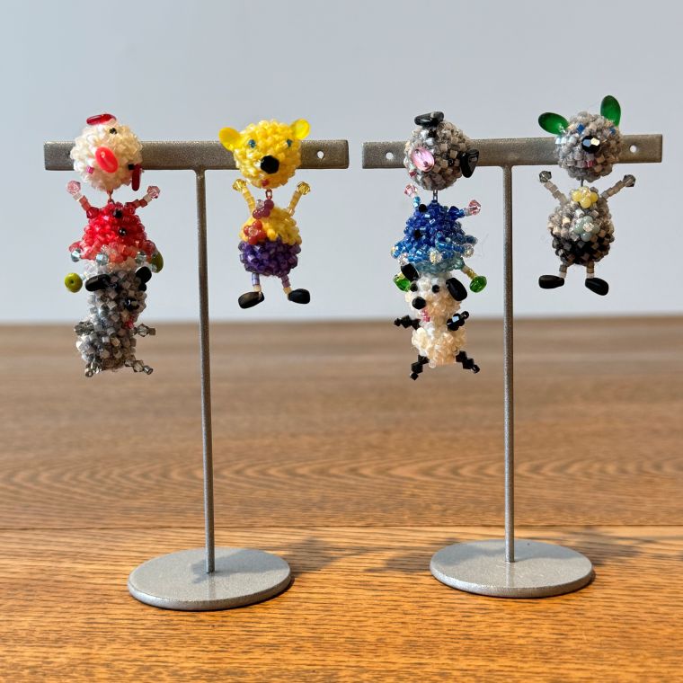 【10%OFF SALE】アルベロベロ(Alberobello)オレボレブラビーズモチーフ ピアス【2025 SPRING COLLECTION】送料無料