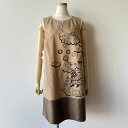 【30%OFF SALE】アルベロベロ(Alberobello)オレボレブラぶたさんシャボン玉プリント ジャンパースカート(ベージュ)【2025 SPRING COLLECTION】送料無料
