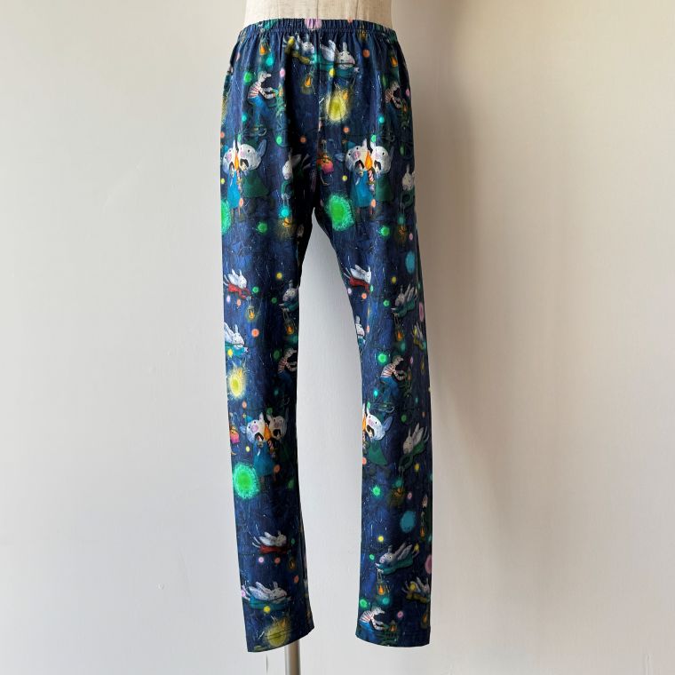 アルベロベロ(Alberobello)オレボレブラライトアッププリント ベア天竺 レギンス（コン）【2025 WINTER..