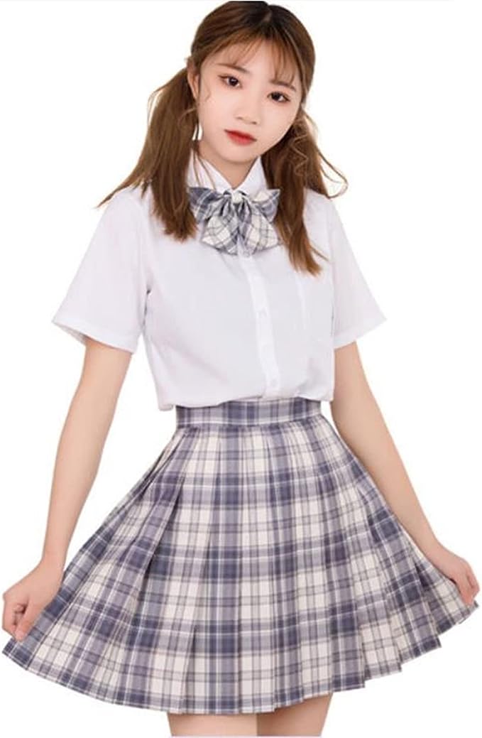 女子高生 JK 学生 制服 セーラー服 チェック 大きいサイズ コスプレ 仮装