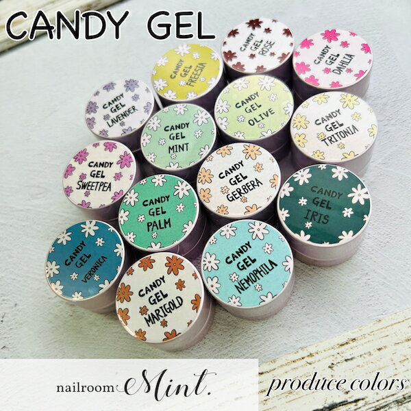 nail room Mint produce [CANDY GEL 全16色 3g]