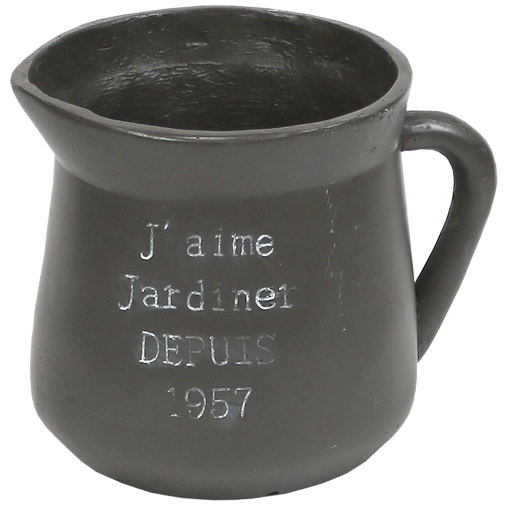 FRP製ミルクポット型プランター・直径24cm・(小） ガーデンファニチャー プランター 植木鉢 ポット型プ..