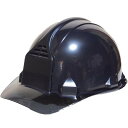 一般作業/工事用ヘルメット・ネイビー/スモークグレー・FP-1F(ABS樹脂・内装一式/通気孔あり/ワンタッチあご紐/ライナー付)