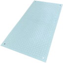 樹脂製敷板・ホワイト・910×1,820mm×厚み8(6+2)mm(片面滑り止め・裏面フラットタイプ/Wターフ) マット 樹脂製マット 敷板 すべり止め付マット マットすべり止め 車両用マット マット車両 プラスチックマット