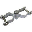 シルバーフェンス用ヒンジ・φ32-φ48.6mm(ドブメッキ)