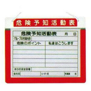 アルミ危険予知ボード・A3横・レッド（危険活動表（A3）1枚付属・KYボード）のサムネイル