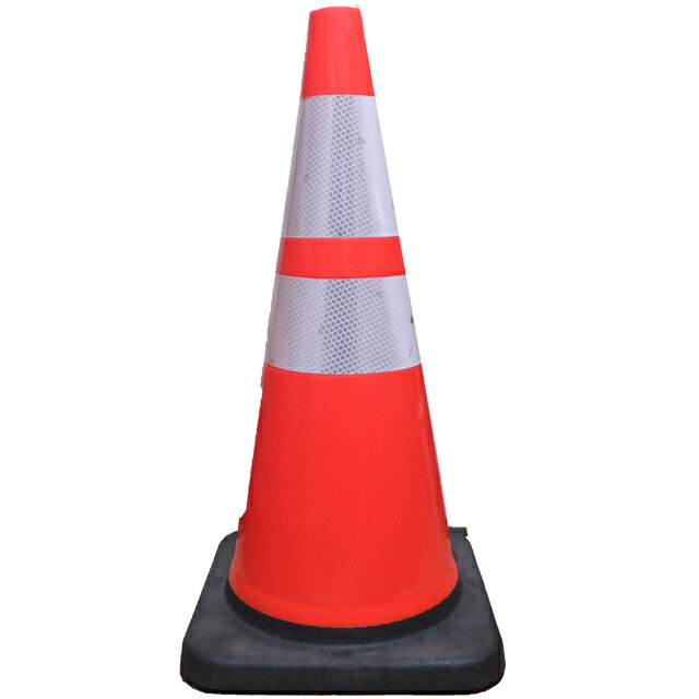 PVCスマートコーン・赤白（約3.5kg・3M製プリズム反射シート仕様）