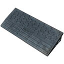 天然ゴム製段差プレート・高さ95mm×幅600mm×奥行250mm(高さ100mm用・本体/連結金具付属) 段差プレート 段差スロープ ゴム製スロープ 段差解消 段差スロープ 段差プレート 段差解消 高さ調整プレート 駐車場 倉庫