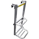 トラック荷台はしご・高さ740mm×幅300mm x ステップ220mm/127mm・離島を除き送料無料(アルミ/2段) トラックステップ トラック用はしご 荷...
