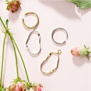【SALE 10%OFF】【ANOH オリジナル】【Silver925】バイカラーオーバルイヤーカフ【レディース アクセサリー イヤリング ピアス シルバー925 シルバー ゴールド リング フリーサイズ オリジナルジュエリー】(片耳用)
