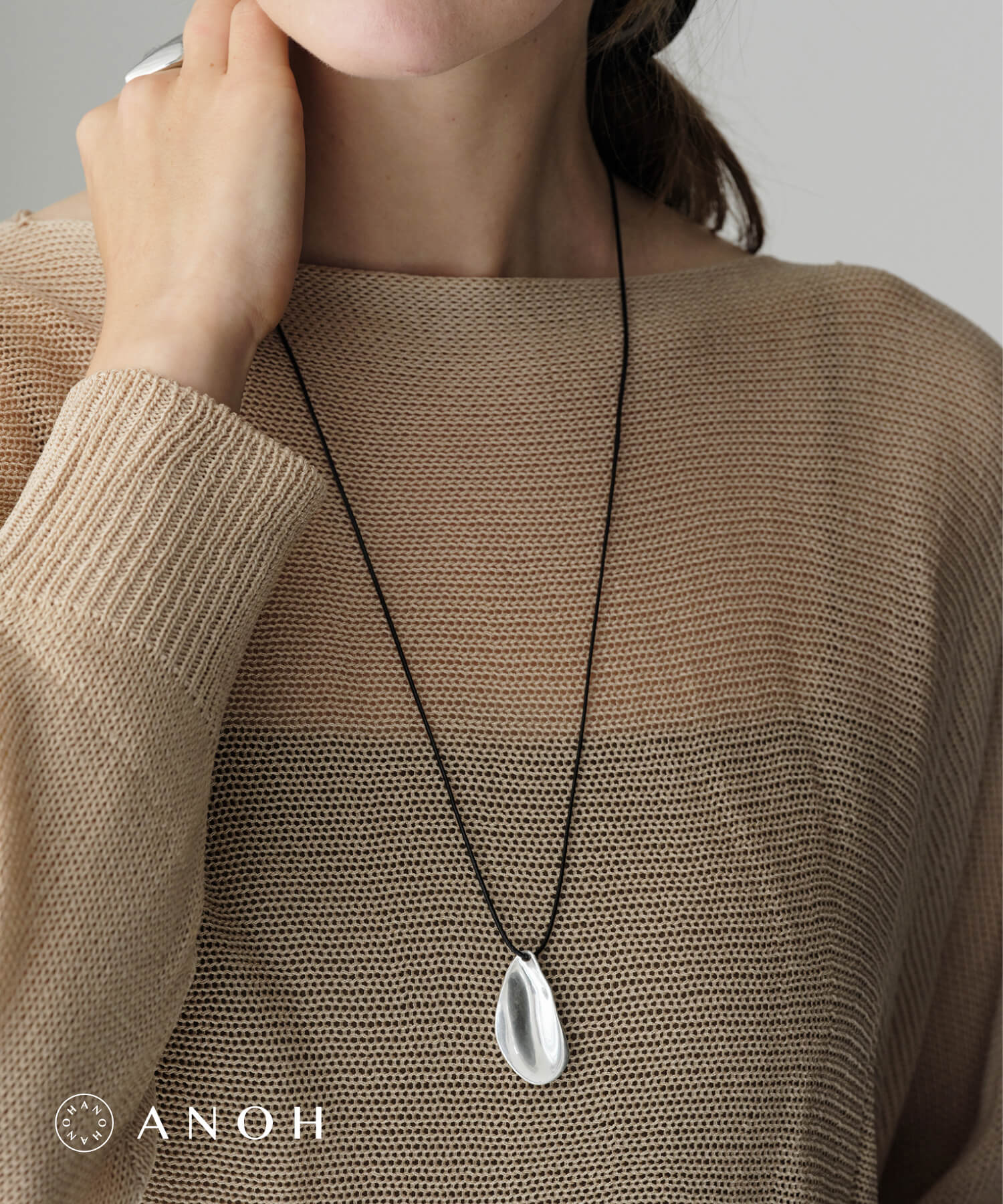 プレートコードネックレス/レディース アクセサリー ジュエリー ネックレス シルバー ゴールド ペンダント 大ぶり ロングネックレス おしゃれ 大人かわいい 20代 30代 40代 50代 60代のサムネイル