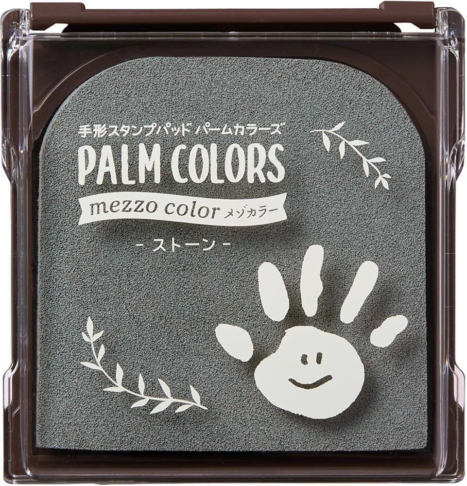 【Shachihata】stamp pad (stone) / palm colors mezzo color（シャチハタ）