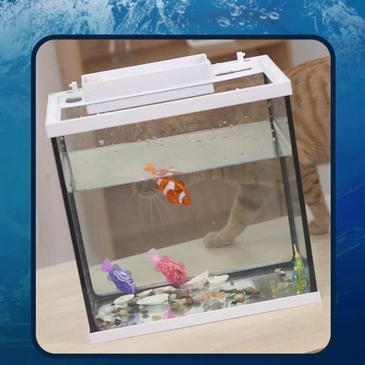 ANOMALYのお風呂 2歳 光る 自動 スイムフィッシュ 水遊びおもちゃ 電子魚 魚 5歳 発光 4個セット ライト付 水遊び LED 4個セット ロボフィッシュ ロボット魚 クマノミ 魚 金魚 動く しっぽ 3歳 プレゼント 4歳 さかな おもちゃ 猫用 ストレス解消 浴槽 プール 幼稚園｜アングル2