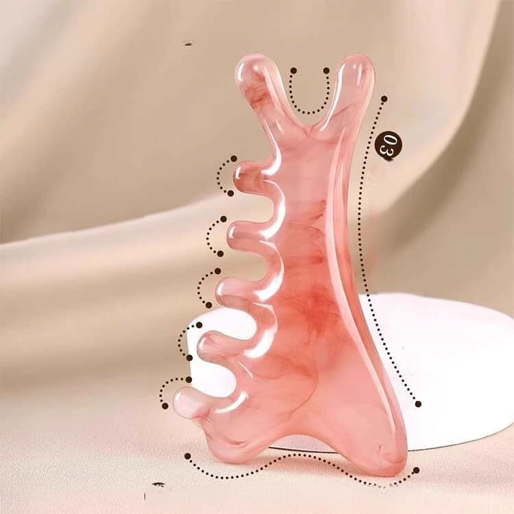 ANOMALYのプレート 6本入り 小顔ケア 美顔 健康グッズ 全身マッサージ 小顔効果 美顔器 4in1 頭皮ケア かっさ フェイスケア 美容グッズ 6本入り ツボ押し フェイスライン リフトアップ 肩こり改善 頭皮マッサージ カッサ 肩こりケア 頭皮ケア 経絡ケア｜アングル2