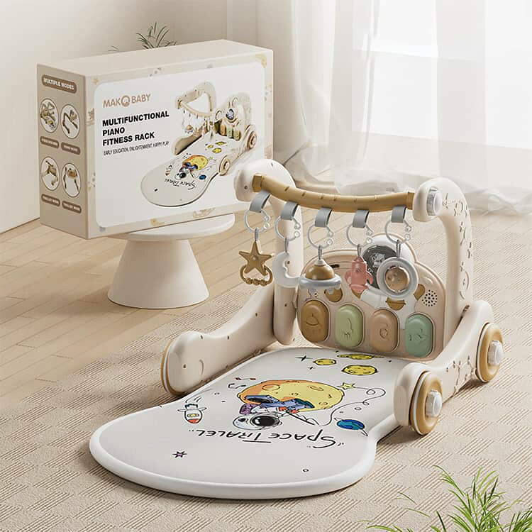 ANOMALYの感覚刺激 新生児プレイマット 赤ちゃん 5in1ベビージム ファッションおもちゃ 新生児音楽フィットネス 玩具 室内遊具 知育玩具 ベビーおもちゃ 幼児おもちゃ 赤ちゃん 5in1ベビージム 出産準備 感覚刺激 出産祝い｜アングル2