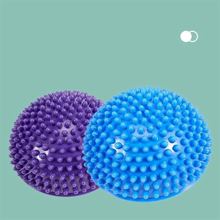 2個セット トゲトゲ マッサージボール トレーニング 突起 ヨガ バランスディスク ...