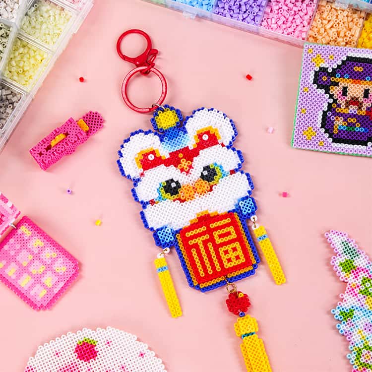 アイロンアートビーズ 手作り 作成キット DIY ケースセット 大人 24色 2.6mm デラックス 子供 アイロンビーズ 初心者向け アクセサリー アクセサリーセット ビーズ 立体 おもちゃ ブロック つみき 補充ビーズ お誕生日 クリスマス ハンドメイド 知育 女の子 3