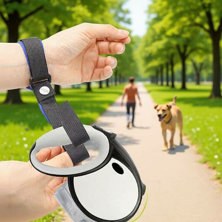 犬 用 全8色 リード用ハンドル すっぽ抜け防止 伸縮リード 一時係留 伸縮リード用...