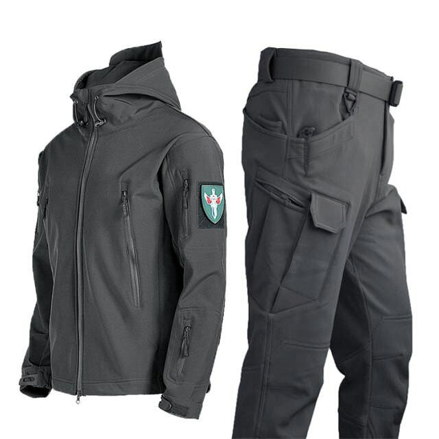 登山服 スキーウェア 2点セット 裏起毛 上下セット メンズ マウンテンジャケット ...