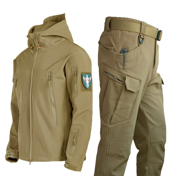 登山服 スキーウェア 2点セット 裏起毛 上下セット メンズ マウンテンジャケット ...